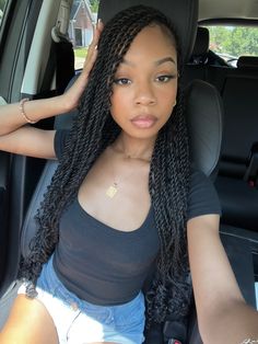 Senegalese Twist Hairstyles, Senegalese Twists, Faux Locs Hairstyles, Cute Curly Hairstyles, Protective Hairstyles Braids