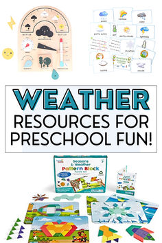 the weather resources for preschoolers to play with