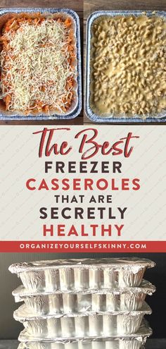 the best freezer casseroles that are incredibly healthy