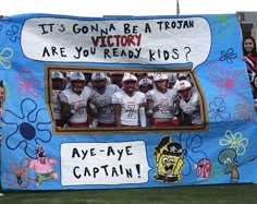 Spongebob Football, Senior Night Posters