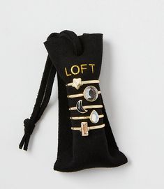 Everyday Accessories, Ring Set, Effortless Style, Fabric Care, Ring Sets, Gold Tones, Loft, Boots, Heels