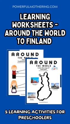 learning worksheets around the world to finland