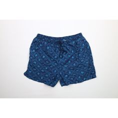 Vintage 90s Streetwear Mens Large Faded Paisley Lined Shorts Swim Trunks Blue Mens Shorts Comes from a smoke-free household Mens size Large Measurements are: 16.5 inches across the waist laid flat 4.5 inch inseam 17 inches from top to bottom Blue Nylon US Shipping is Free Canada is $15 and International is $24 Check out my other items in my store! PR221 Casual Blue Relaxed Fit Swim Trunks, Blue Relaxed Fit Bottoms For Pool, Blue Swim Trunks For Summer With Short Inseam, Cotton Pool Shorts With Pockets, Cotton Shorts With Pockets For Pool, Cotton Shorts For Pool, Blue Paisley Print Casual Bottoms, Cotton Bottoms With Built-in Shorts For Pool, Paisley Print Blue Bottoms For Vacation