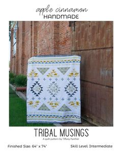 Tribal Musings Quilt Pattern PDF | Etsy Underground Railroad Quilts, Western Quilts, Indian Quilt, Bonnie Hunter, Patriotic Quilts, Underground Railroad, Pdf Quilt Pattern