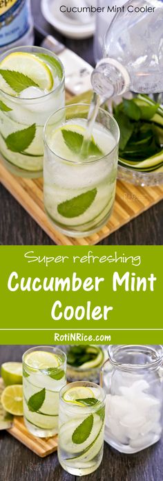 cucumber mint cooler recipe for summer