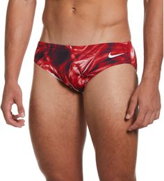 If you're searching for a performance swimsuit that reduces drag and allows for a full range of motion, this swim brief by Nike is a great choice. The swim brief is full equipped with an interior drawcord and front lining for a secure fit and modesty. These men's briefs will quickly become your favorite competition swimwear and they'll go the distance thanks to durable HydraStrong fabric. The eye-catching Solar Rise design can be easily spotted beneath the glistening water. Fit & Design: Tricot fabric Interior drawcord Internal front lining Comfortable flat seams for reduced chafing Heat transfer Swoosh Technology: Nike HydraStrong fabric Additional Details: Body: 53% Polyester 47% (Pbt) Polyester; Liner: 50% Recycled Polyester 50% Polyester Care Instructions: Hand wash cold separately. Af Surf App, Glistening Water, Nike Web, Competition Swimwear, Go The Distance, Tricot Fabric, Nike Swim, Sneaker Release, Men's Briefs