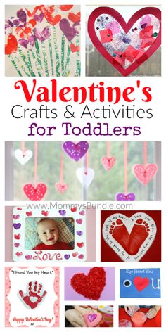 valentine's crafts and activities for toddlers