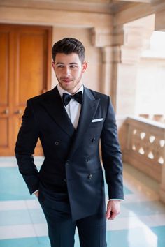 Double Breasted Suit Wedding Grooms, Wedding Husband Suit, Mens Wedding Suits, Wedding Fits, Black Suit Men