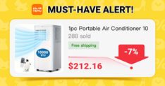 the most portable air conditioner in the world is $ 2, 729 00