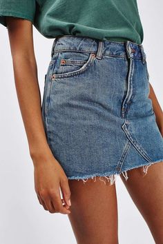 Pinterest: DreamBae Denim Shorts Outfit, Rock Outfit, Skirt Denim, Jeans Rock, Maxi Skirts, Outfits Casual