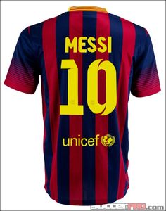 the shirt worn by messi during his time in barcelona