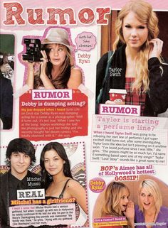 a magazine cover with people talking on the phone and another person holding a camera in front of them