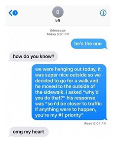 two texts that are being shared to someone on their cell phone, one is telling the other