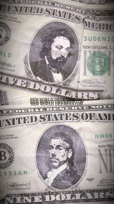 two stacks of one hundred dollar bills with an image of abraham lincoln on the front