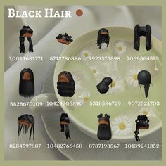 various types of hair clips in a bowl