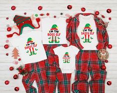 "Get ready to \"Say Cheese\" this Christmas with the entire family in these adorable matching Christmas elf shirts! Have your whole family celebrate the holidays in style and capture those perfect family Christmas photos with these personalized Christmas matching family shirts! If you're searching for the perfect matching family Christmas pajamas to get those perfect photo worthy moments with the whole family in this Christmas, then these matching Christmas shirts are exactly what you need for the entire family! ♥ HOW TO ORDER All of my shirts and custom apparel are made just for you and your family! To place your order, simply follow the steps outlined below: 1. Review all of the photos and item details for all options 2. Select the size and shirt option you'd like from the first dropdown Matching Christmas Shirts, Matching Christmas Pajamas, Xmas Tees, Group Shirts, Xmas Shirts, Family Christmas Shirts, Christmas Family, Crew Shirt, Christmas Tees