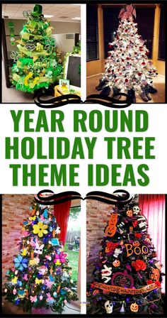 the year round holiday tree theme ideas