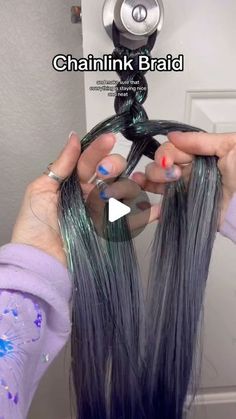 Mohawk Braid With Extensions, Festival Extension Braids, Dragon Braid Tutorials With Extensions, Braid In Color Extensions, Box Braids With Tinsel, Ninja Hairstyles Women, Braid Your Own Hair Step By Step, Diy Ponytail Extension, Dread Braid Styles