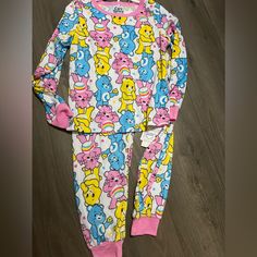 Care Bear Pajamas Nwt Size 10. Fleece Material, Very Soft And Cozy. Cute Multicolor Sleepwear For Pajama Party, Playful Multicolor Sleepwear For Pajama Party, Multicolor Cartoon Print Sleepover Sets, Multicolor Cartoon Print Sets For Sleepover, Pink Kawaii Sleepwear With Cartoon Print, Playful Multicolor Cartoon Print Sleepwear, Multicolor Cartoon Print Sleepwear For Pajama Party, Kawaii Multicolor Sleepwear For Sleepover, Cute Multicolor Sleepwear For Sleepovers