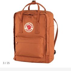 Reposhing This Item I Purchased From @Kikilove29. Perfect Condition And Never Used By Me, Just Wasn't The Right Fit. Fjallraven Mini, Mochila Fjallraven Kanken, Kanken Classic, Orange Backpack, Popular Backpacks, Fjällräven Kånken, Kanken Mini, Sport Basketball, Luggage Backpack