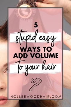 5 Stupid Easy Ways to Add Volume To Your Hair Fine Hair Care, Bonnet Hair Dryer, Healthy Relaxed Hair, Teasing Brush, Bouncy Hair, Natural Hair Care Tips, Lifeless Hair, Luscious Hair, Healthy Natural Hair