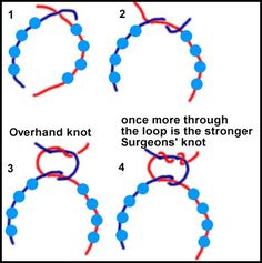 the diagram shows how to make an ornament with two loops and one loop