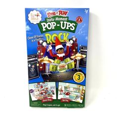 the elf is playing with his toys on the dvd cover for pop - up's