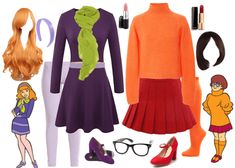 an assortment of women's clothing and accessories including shoes, scarves, scarfs