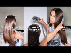 how to make your hair shiny - YouTube