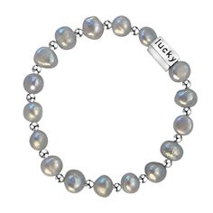 Style: Female Material: S925 Sterling Silver, Baroque Pearl Pearl Type: Cultured Pearl Color: Grey Pearl Size: 7mm Bracelet Size: Elastic Classic Beaded Bracelets With Sterling Silver Clasp As Gift, Classic Silver Beads Bracelet Gift, Classic Silver Beads Bracelet As A Gift, Classic Silver Beaded Bracelet Gift, Classic Sterling Silver Stretch Bracelet, Elegant Charm Bracelet With Sterling Silver Clasp, Classic Sterling Silver Pearl Bracelet As Gift, Nickel-free Classic Beaded Bracelet As Gift, Classic Nickel-free Beaded Bracelets As Gift