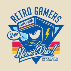 the logo for retro gamer arcade