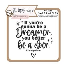 the crafter's workshop clear stamps - if you're going to be a dream