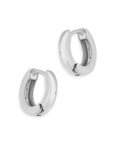 Bloomingdale's Small Huggie Hoop Earrings in 14K White Gold - 100% Exclusive Formal White Gold Huggie Earrings, Fine Jewelry White Gold Huggie Earrings With Polished Finish, Formal Small Hoop Huggie Earrings In White Gold, Elegant White Huggie Hoop Earrings, Formal White Gold Small Hoop Huggie Earrings, Everyday Luxury White Gold Huggie Earrings With Polished Finish, Fine Jewelry Polished Finish White Gold Huggie Earrings, Timeless White Gold Huggie Earrings With Polished Finish, White Gold Small Hoop Huggie Earrings Fine Jewelry