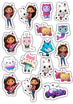 the stickers are all different colors and sizes, but there is no image on them