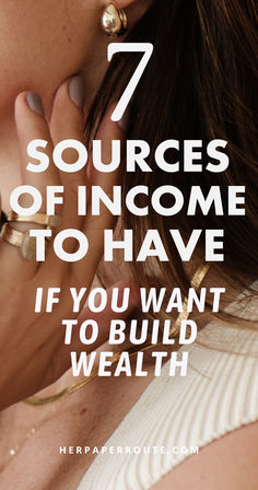 Are you looking for every way possible to build wealth? You know that rich people tend to have multiple streams of income, and 7 is a great number of sources to have. 

But what are the 7 very best sources of income, and how can you get started with adding them to your earnings? 

Each person should try to have several income streams if their goal is to build wealth. These 7 types are recommended. 5 Streams Of Income, 7 Streams Of Income, Performance Coaching, Finance Planning, Financial Wisdom, Wealth Planning, Income Sources, Sources Of Income, Multiple Income