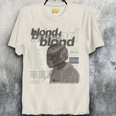 Frank Ocean Blond Album T-shirt , Frank Blond Vintage 90s Style Graphic Shirt 90s Style White Streetwear Shirt, 90s Style Text Print Streetwear Shirt, 90s Style Text Print Shirt For Streetwear, Frank Ocean Blond, Vintage 90s Style, White Ferrari, Boys Don't Cry, Ocean Inspired, Frank Ocean