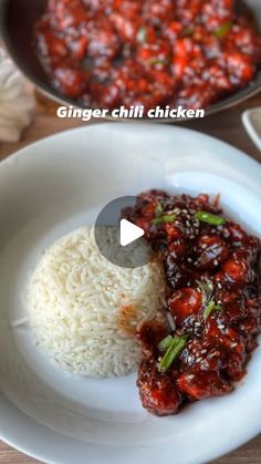 Sajni_sharaf on Instagram: "Ginger chili chicken 
Chicken boneless-300gm
Salt and pepper 
Cornflour-3tbsp 
For the sauce 
Soy sauce-3tbsp
Sweet chili sauce-3tbsp
Honey -1tbsp 
Crushed red chili flakes-1tbsp
Chopped ginger -2tbsp 
Chopped Garlic -1tbsp 
Oil - 2tbsp for shallow frying 
For garnishing 
1 spring onion (scallion), finely sliced
1 tbsp ginger chopped 
1 tsp sesame seeds
#reels #mykitchen #reelsinstagram #reelsviral #cooking 

Follow for more recipes @sajnifoodie"