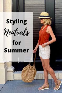 Outfits In Summer, Summer Outfit Ideas For Women, Neutral Summer Outfits, Outfits Women Over 40, Trendy Summer Fits, Classy Summer Outfits, Summer Neutrals, Neutral Outfits, Casual Summer Outfits For Women