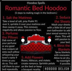 Hoodoo Conjure Rootwork, Hoodoo Magic, Hoodoo Conjure, Hoodoo Spells, Spells For Beginners, Voodoo Hoodoo, Romantic Bed, Magic Spell Book, Witch Spirituality