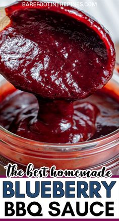 the best homemade blueberry bbq sauce recipe