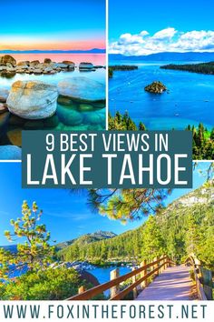 9 Best Views in Lake Tahoe + Secret Local Tips Nevada Hiking, California Places To Visit