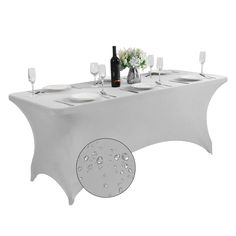 PRICES MAY VARY. 10% Spandex and 90% Polyester ¡¾Quality Spandex Fabric¡¿This table cover is made of 10% spandex and 90% polyester.Wrinkle resistant,waterproof and stain resistant, makes this table cover more durable. ¡¾Size & Design¡¿This stretch table cloth is suitable for standard 6FT tables £¨72" Length x 30" Width x 30" Height£. The four-way stretch spandex material and the elastic pocket design of 4 legs can better fit the table. ¡¾Easy to use¡¿Just wrap your table, put 4 table legs into e Pink Chair Covers, 6ft Table, Fitted Table Cover, Banquet Wedding, Linen Store, Pink Chair, Amazon Kitchen, Table Sizes, Patio Table