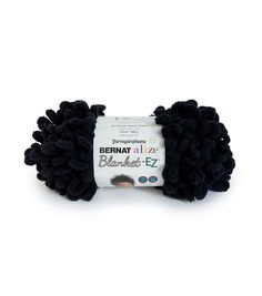 bernat allizze chunk knit yarn in black