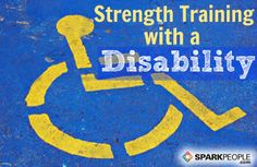 Strength Training with a Disability Wheelchair Exercises, Seated Exercises, Spark People, Mobility Exercises, Out Of Reach, Fitness Articles, Senior Fitness, Chronic Condition, Resistance Training