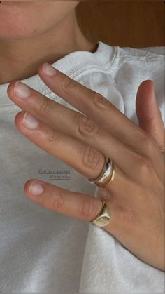 Gold Ring Stack Aesthetic, Gold And Silver Rings Mixed On Hand, Stacked Rings Aesthetic, Ring Placement, Joanna Halpin, Vanilla Bourbon, Mixed Metal Rings, Gold And Silver Rings