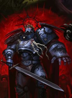 40k Chaos Demons, Warhammer Guilliman, Chaos Space Marines Art, Warhammer 40k Night Lords, Primarchs 40k, Roboute Guilliman, Chaos Marine, Chaos Space Marines