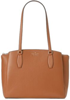 Brown Leather Satchel, Kate Spade Outlet, Laptop Tote, Michael Kors Outlet, Brown Leather Totes, Brown Tote, Brown Leather Shoulder Bag, Designer Handbag, Black Leather Handbags