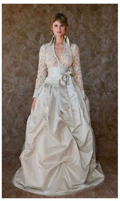 Chocolate Wedding Dress, Wedding Dress Collar, Chocolate Wedding, Royal Dresses, Yes To The Dress, Looks Chic, Gorgeous Gowns, Dream Wedding Dresses