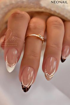 25  Chic French Tip Nail Designs to Elevate Your Look Geometric French Nails, Minty Green, Orange Crush, Sweet Cherries, French Tip Nails