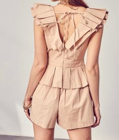 Color: Khaki Description: romper with back zipper and lining. Material: 96% polyester & 4% spandex Brunch Dubai, Party Rompers, Dress Gift, One Piece Swimwear, Color Khaki, In Dubai, Jumpsuit Romper, Dubai, Happy Shopping